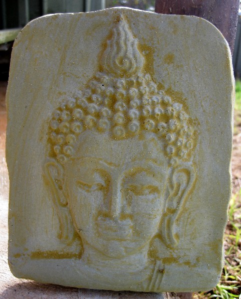 Plaque - Buddha Thai Temple Small - Click Image to Close